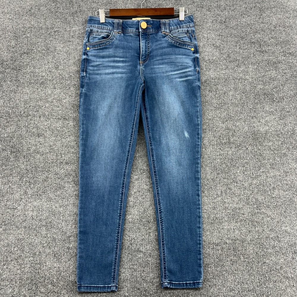 Democracy Skinny Jeans Womens 6 Blue Ab Technology Stretch Denim Casual Everyday